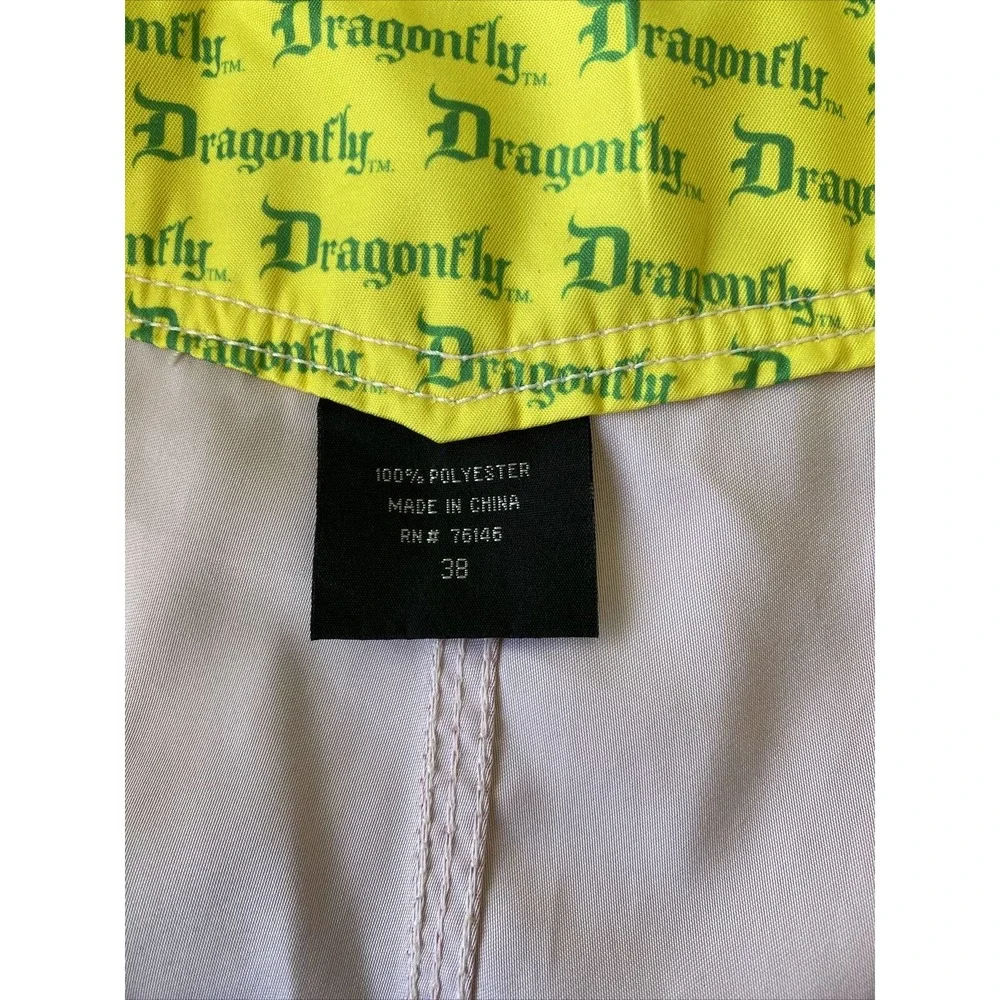 Dragonfly Bob Marley Reggae Men's Swim Trunks Board Shorts Size 38